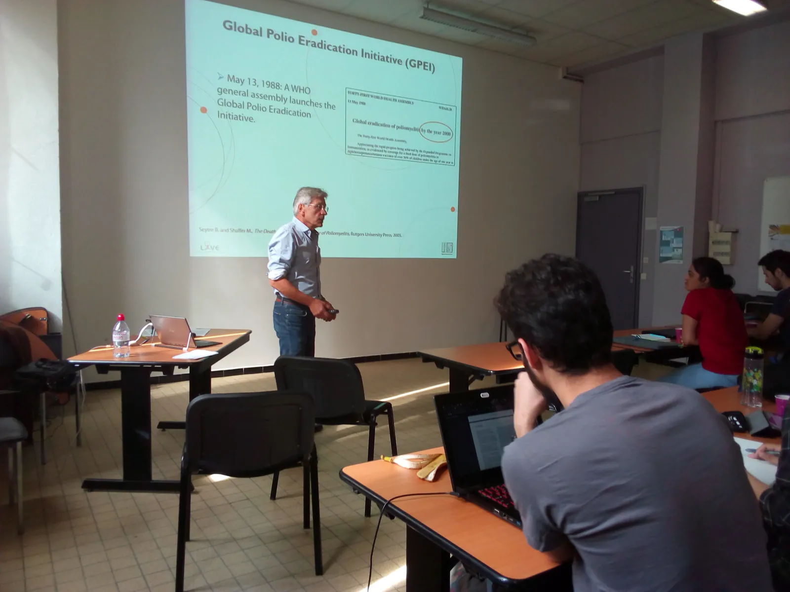 Présentation sur l'éradication de la poliomyélite (Global Polio Eradication Initiative)